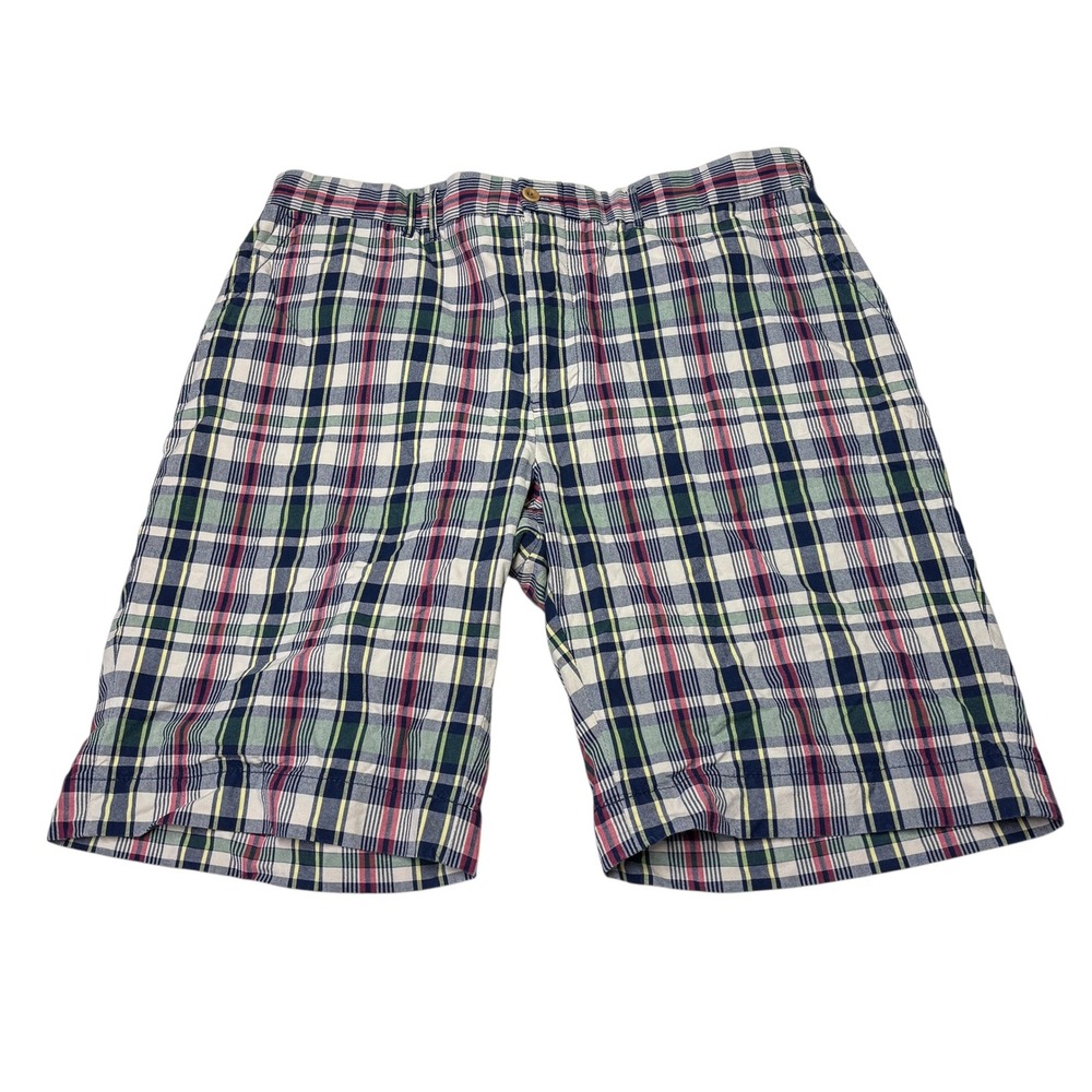 Vintage Polo Ralph Lauren Men's Plaid Chino Shorts Size 36